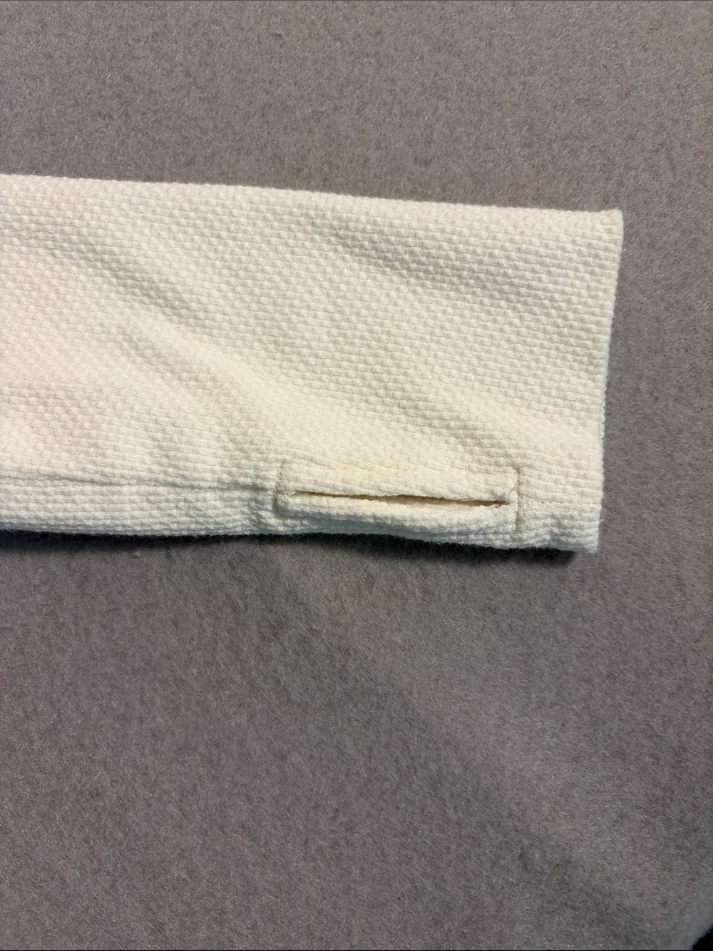 We The Free White Half-Zip Pullover with Brown Trim - Picture 12 of 12